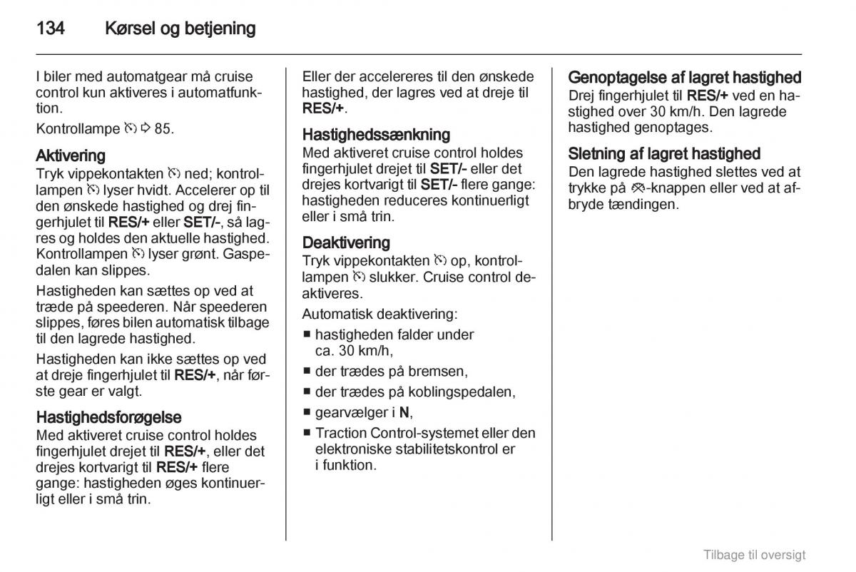 Opel Astra J IV 4 ejere handbog / page 134