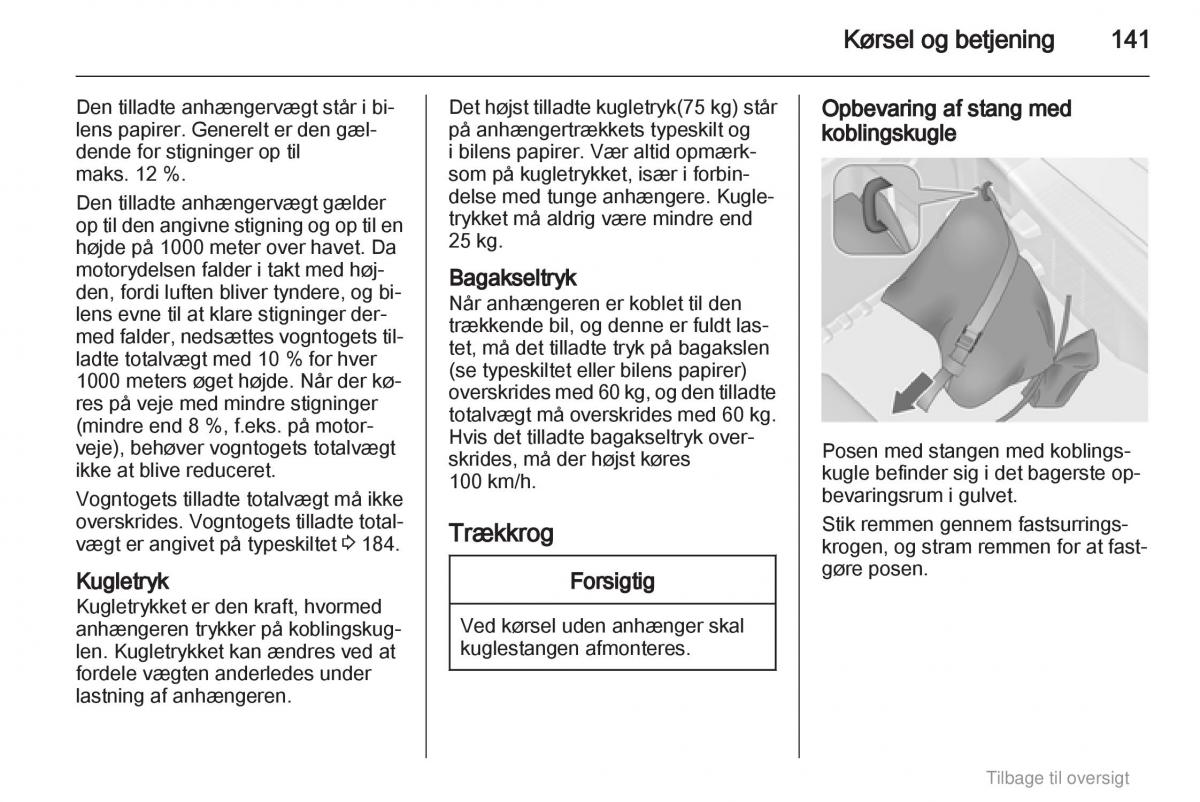 Opel Astra J IV 4 ejere handbog / page 141