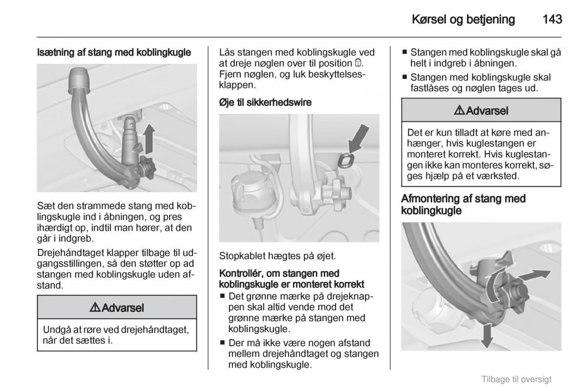 Opel Astra J IV 4 ejere handbog / page 143