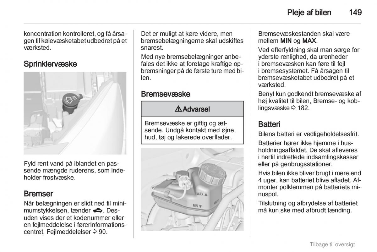 Opel Astra J IV 4 ejere handbog / page 149