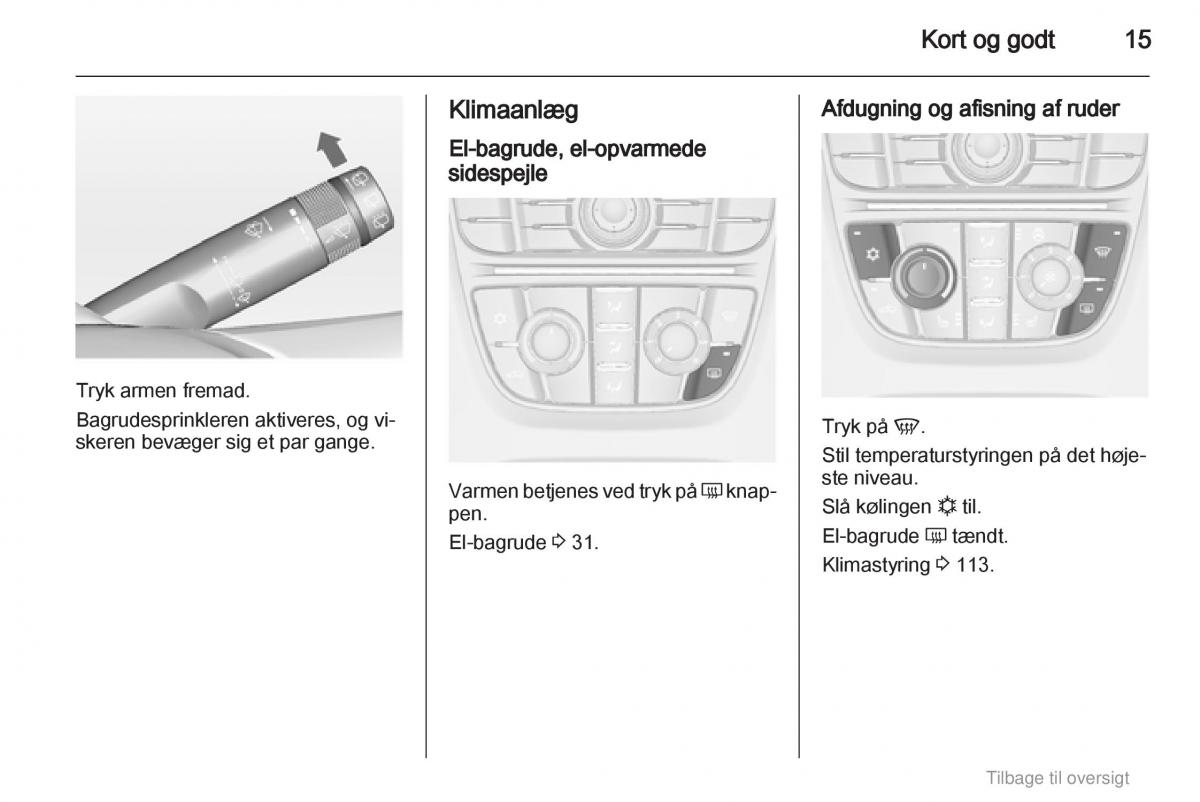 Opel Astra J IV 4 ejere handbog / page 15