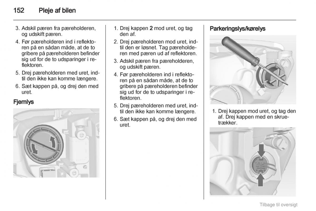 Opel Astra J IV 4 ejere handbog / page 152