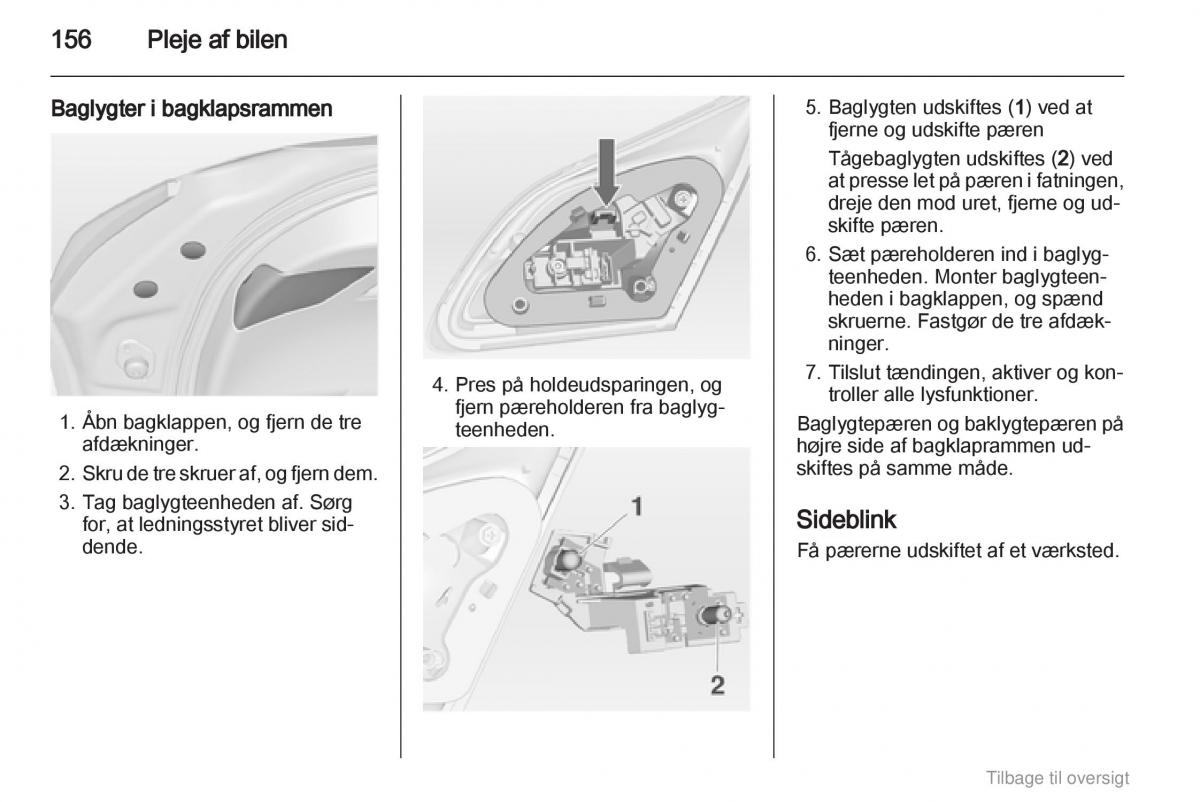 Opel Astra J IV 4 ejere handbog / page 156