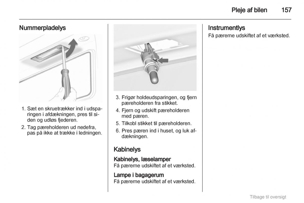 Opel Astra J IV 4 ejere handbog / page 157