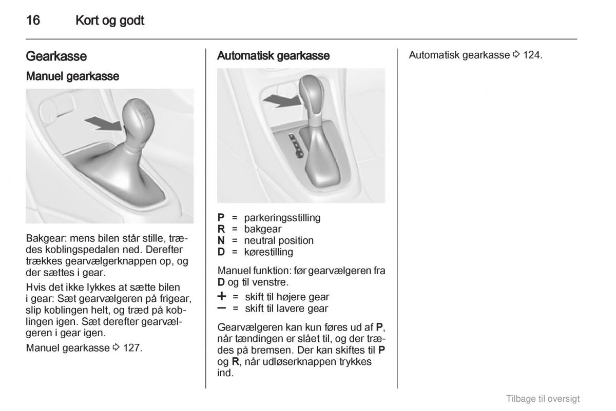 Opel Astra J IV 4 ejere handbog / page 16