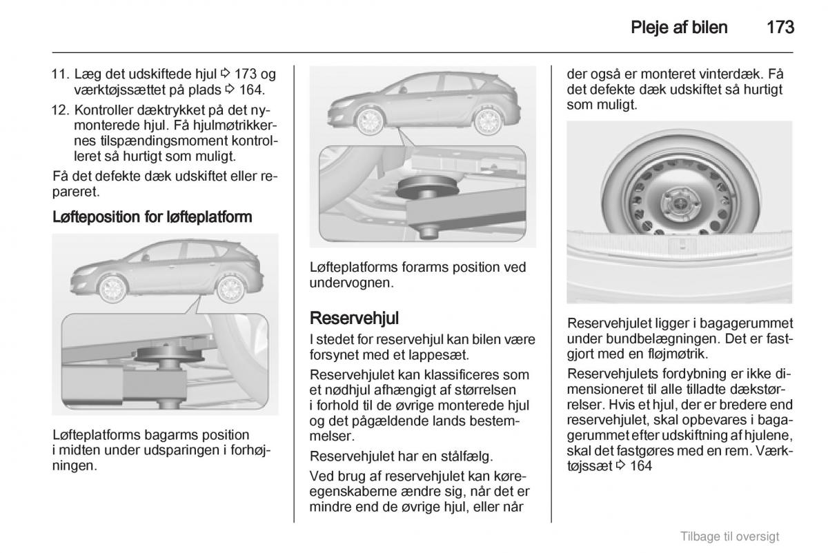 Opel Astra J IV 4 ejere handbog / page 173