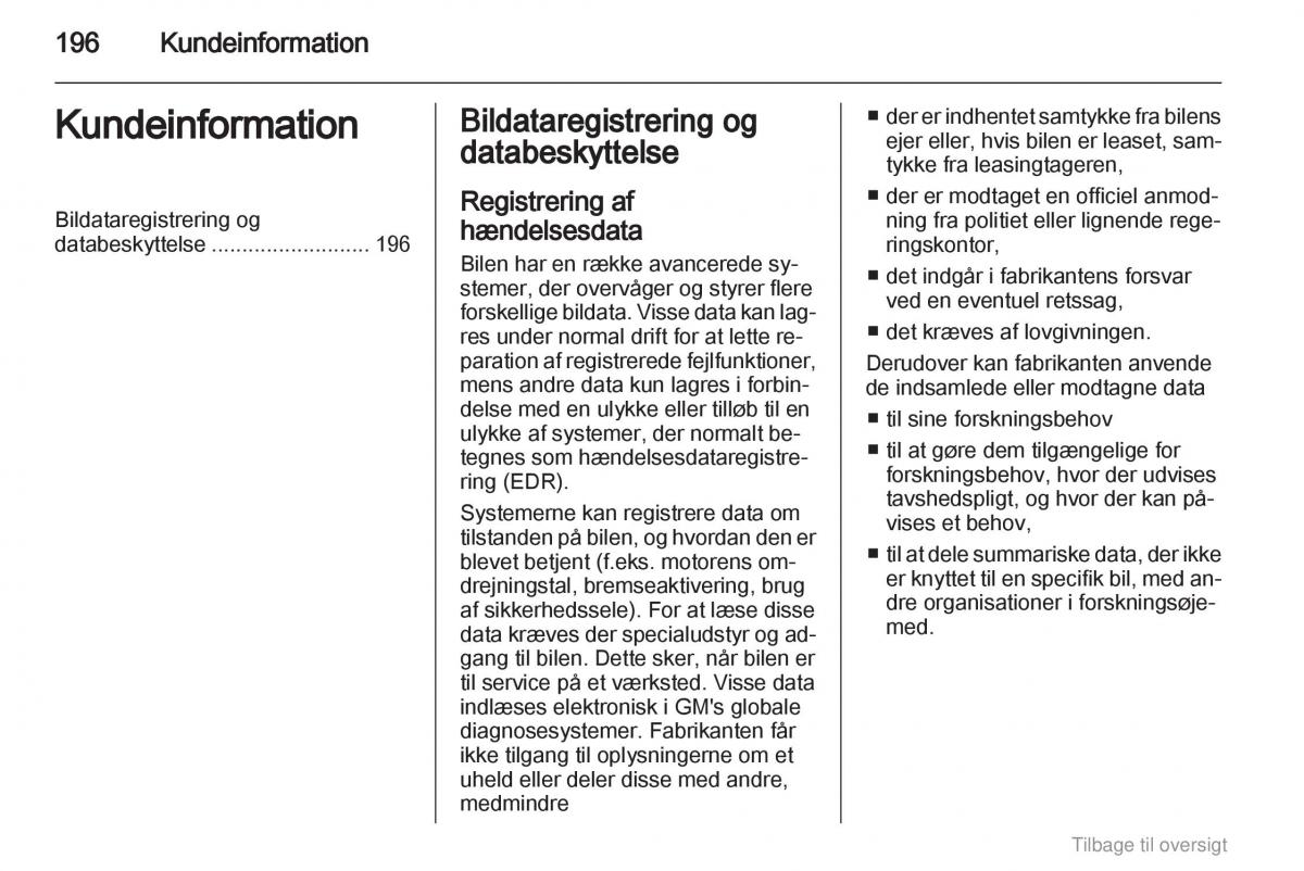 Opel Astra J IV 4 ejere handbog / page 196