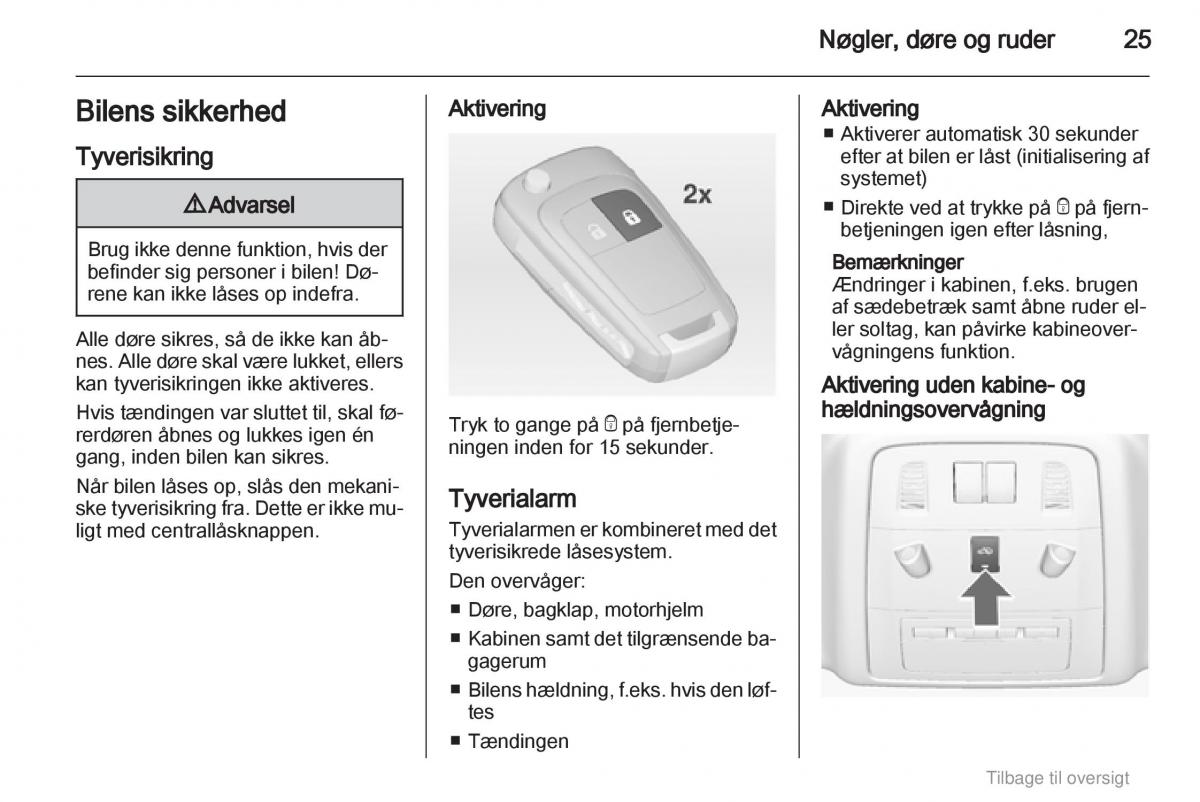 Opel Astra J IV 4 ejere handbog / page 25