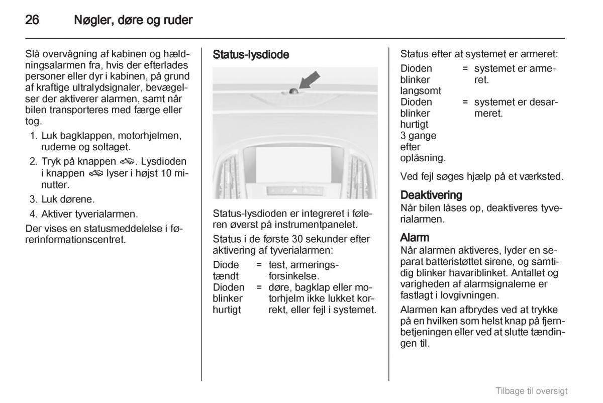 Opel Astra J IV 4 ejere handbog / page 26