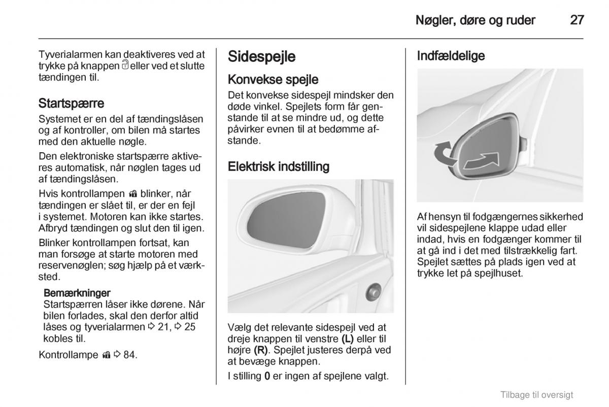 Opel Astra J IV 4 ejere handbog / page 27