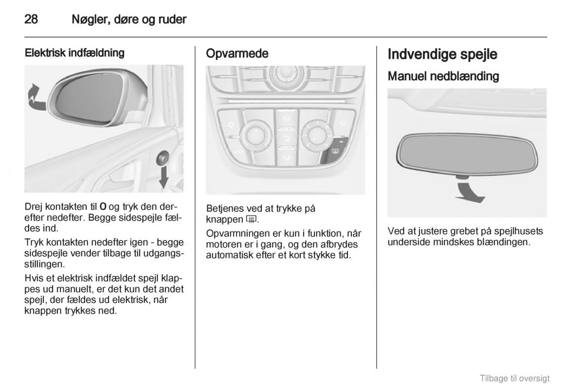 Opel Astra J IV 4 ejere handbog / page 28