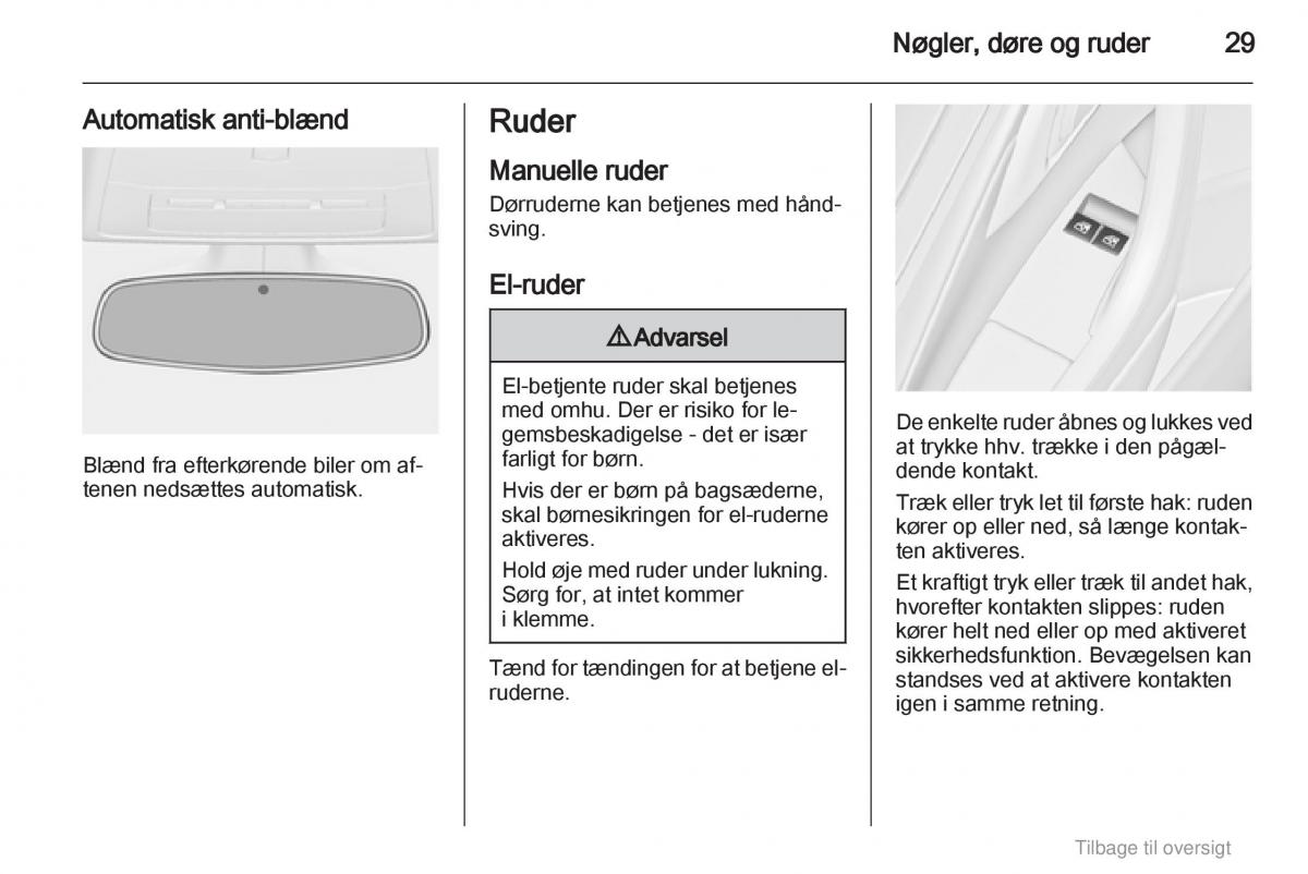 Opel Astra J IV 4 ejere handbog / page 29