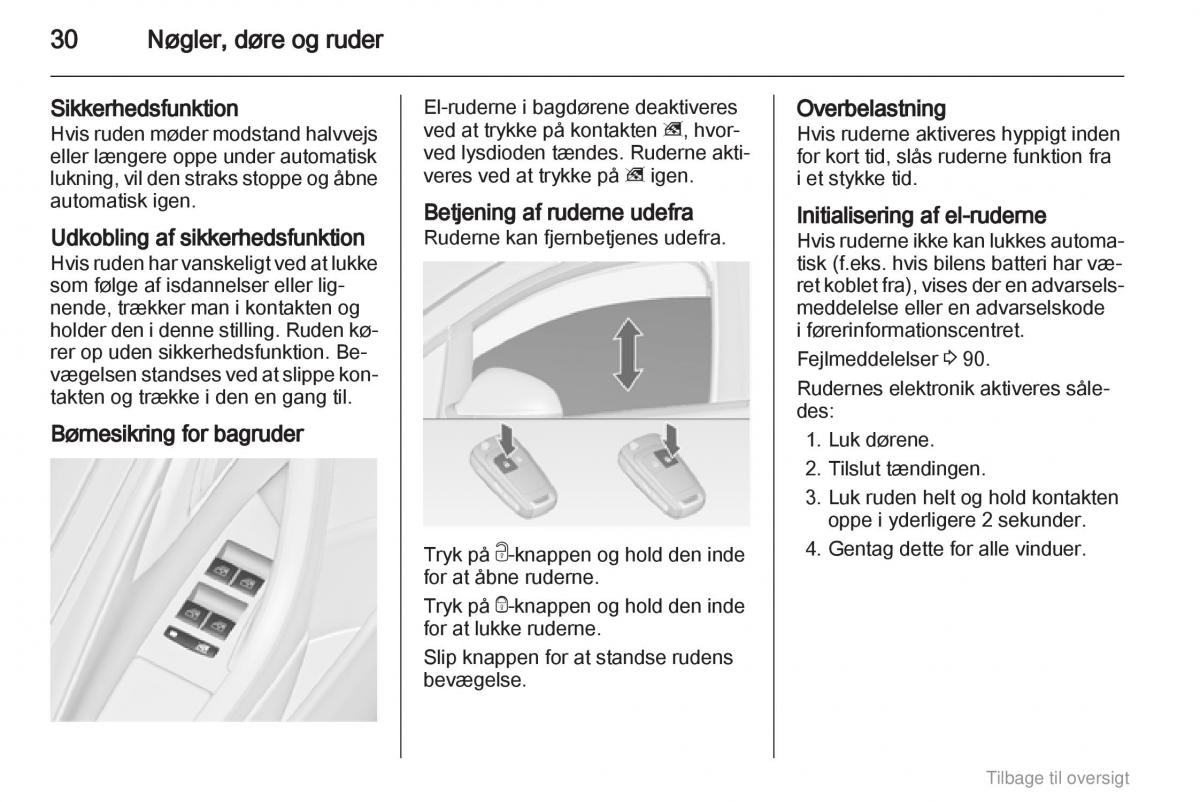 Opel Astra J IV 4 ejere handbog / page 30