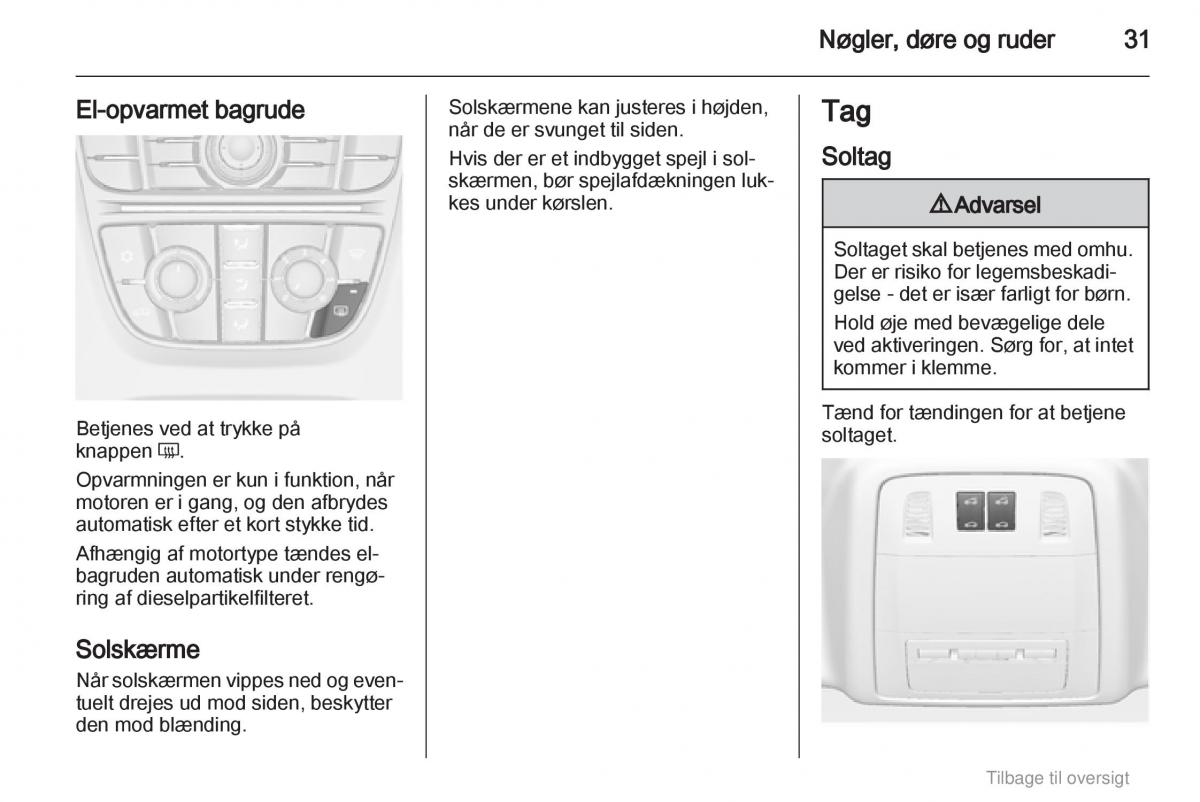 Opel Astra J IV 4 ejere handbog / page 31