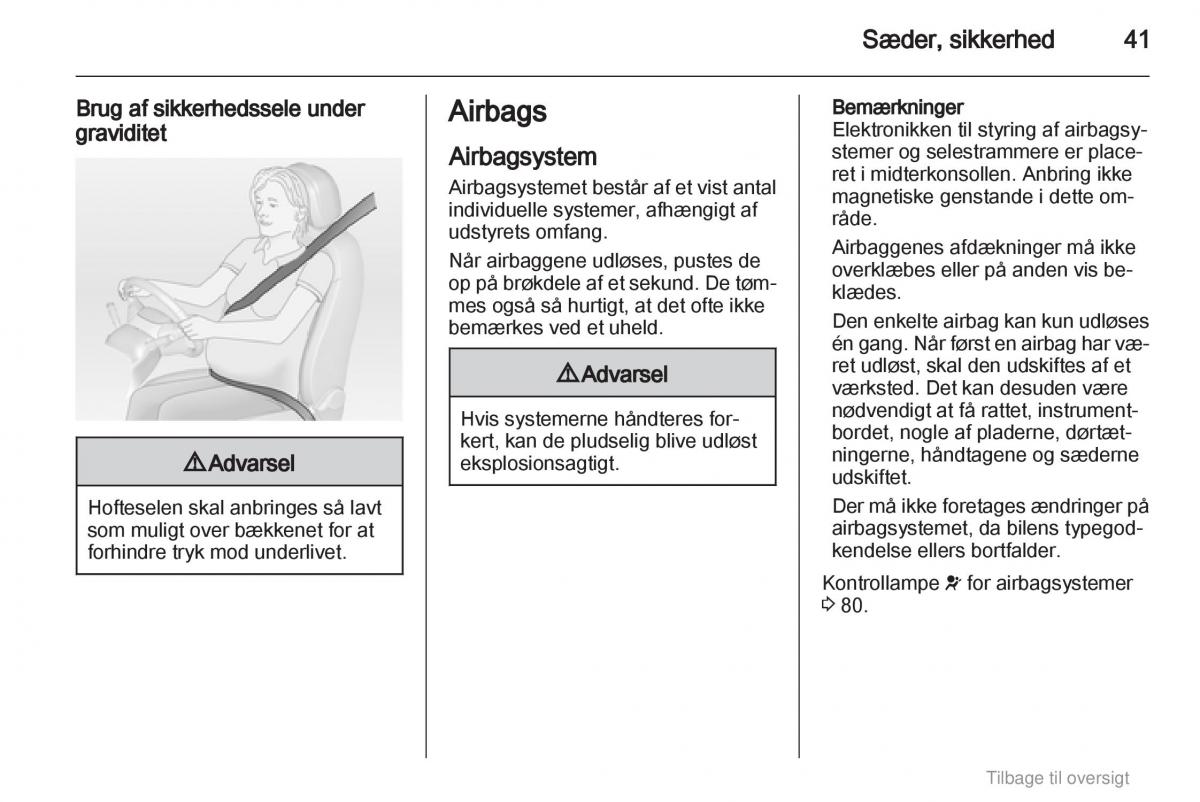 Opel Astra J IV 4 ejere handbog / page 41