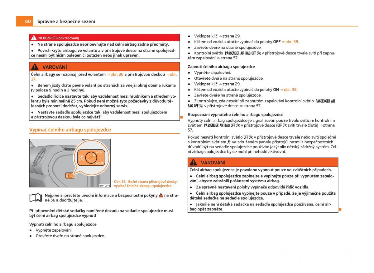 Skoda Citigo navod k obsludze / page 61