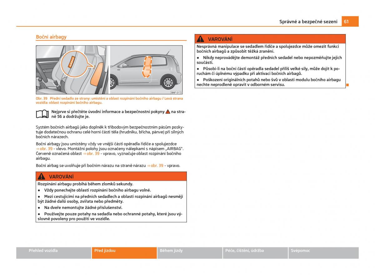 Skoda Citigo navod k obsludze / page 62