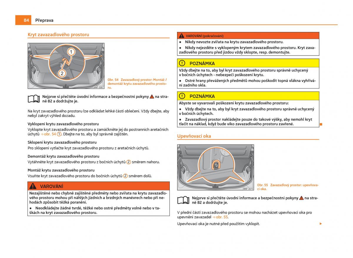 Skoda Citigo navod k obsludze / page 85