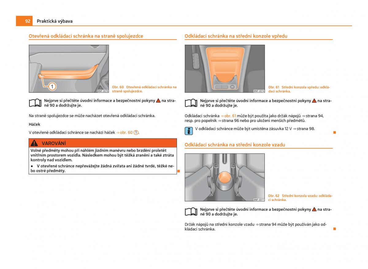 Skoda Citigo navod k obsludze / page 93