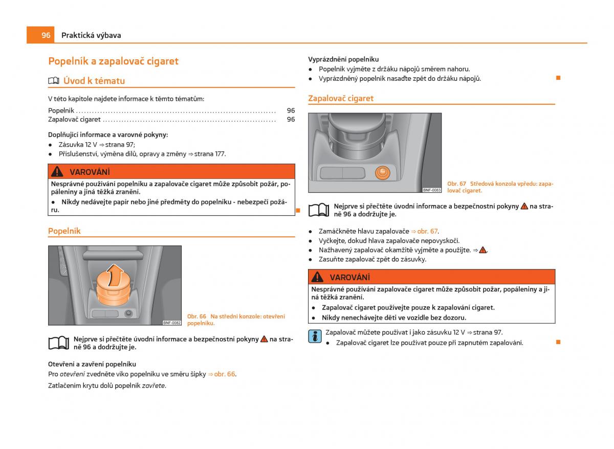 Skoda Citigo navod k obsludze / page 97