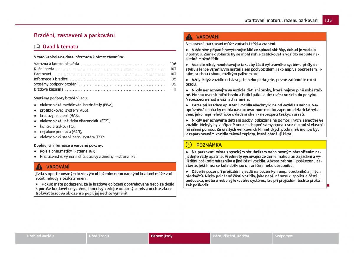 Skoda Citigo navod k obsludze / page 106