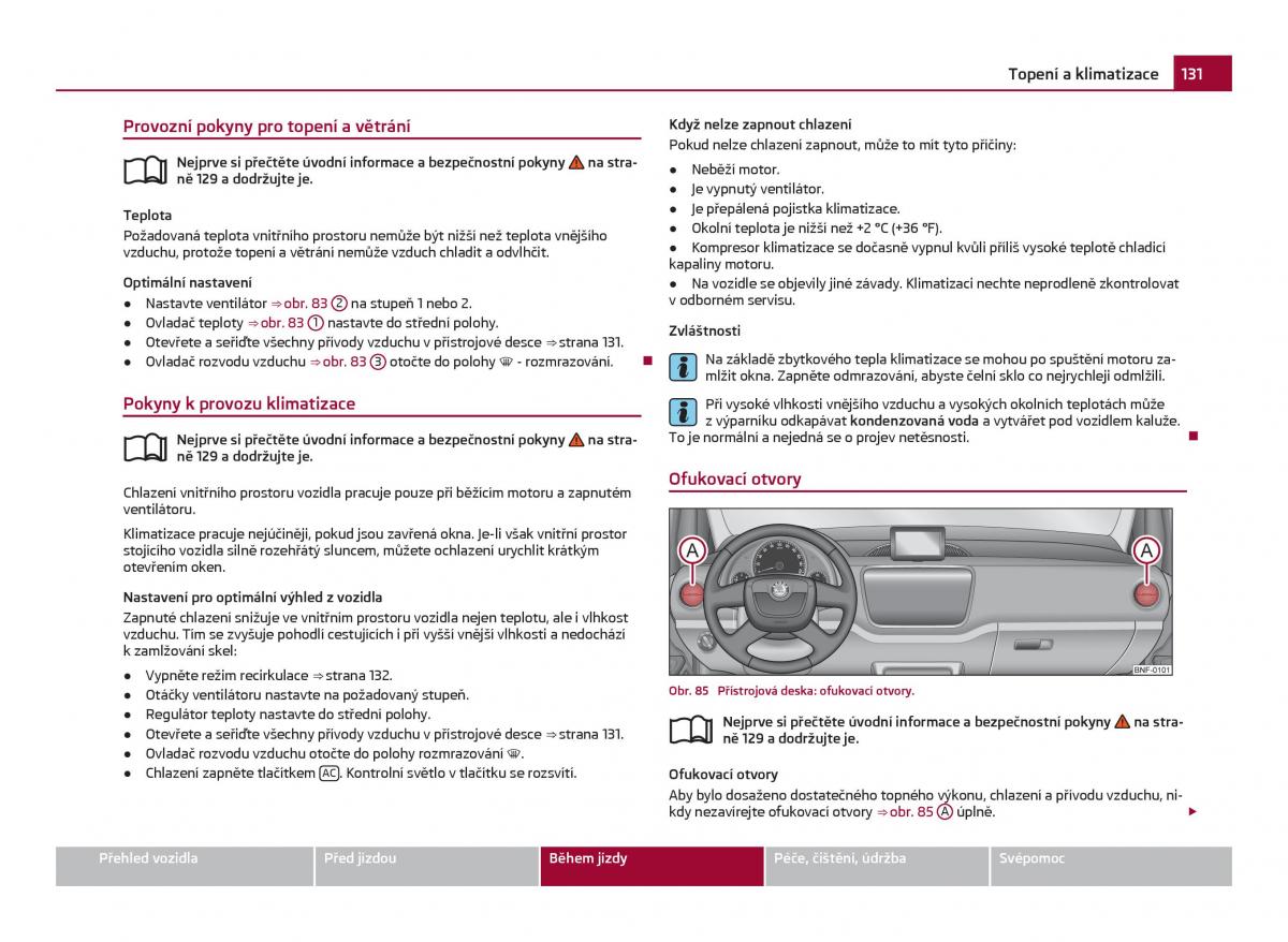 Skoda Citigo navod k obsludze / page 132