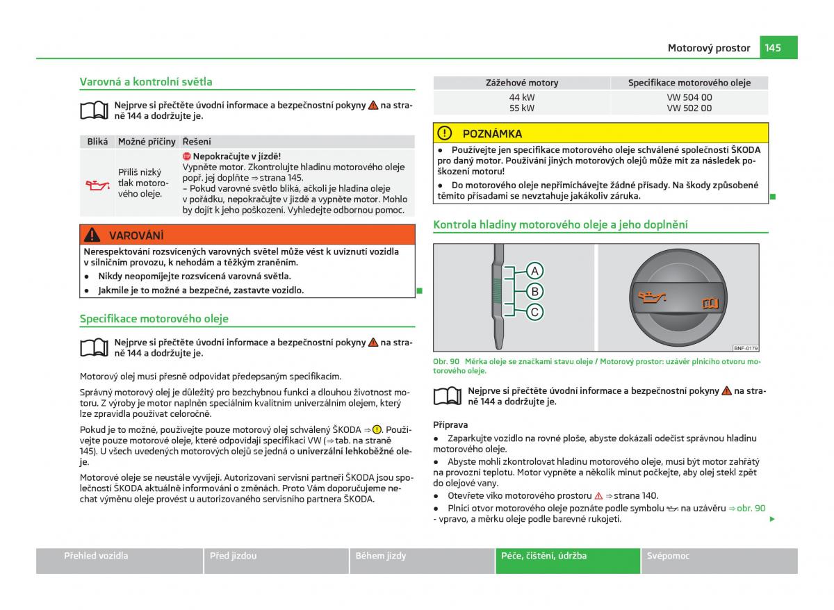 Skoda Citigo navod k obsludze / page 146