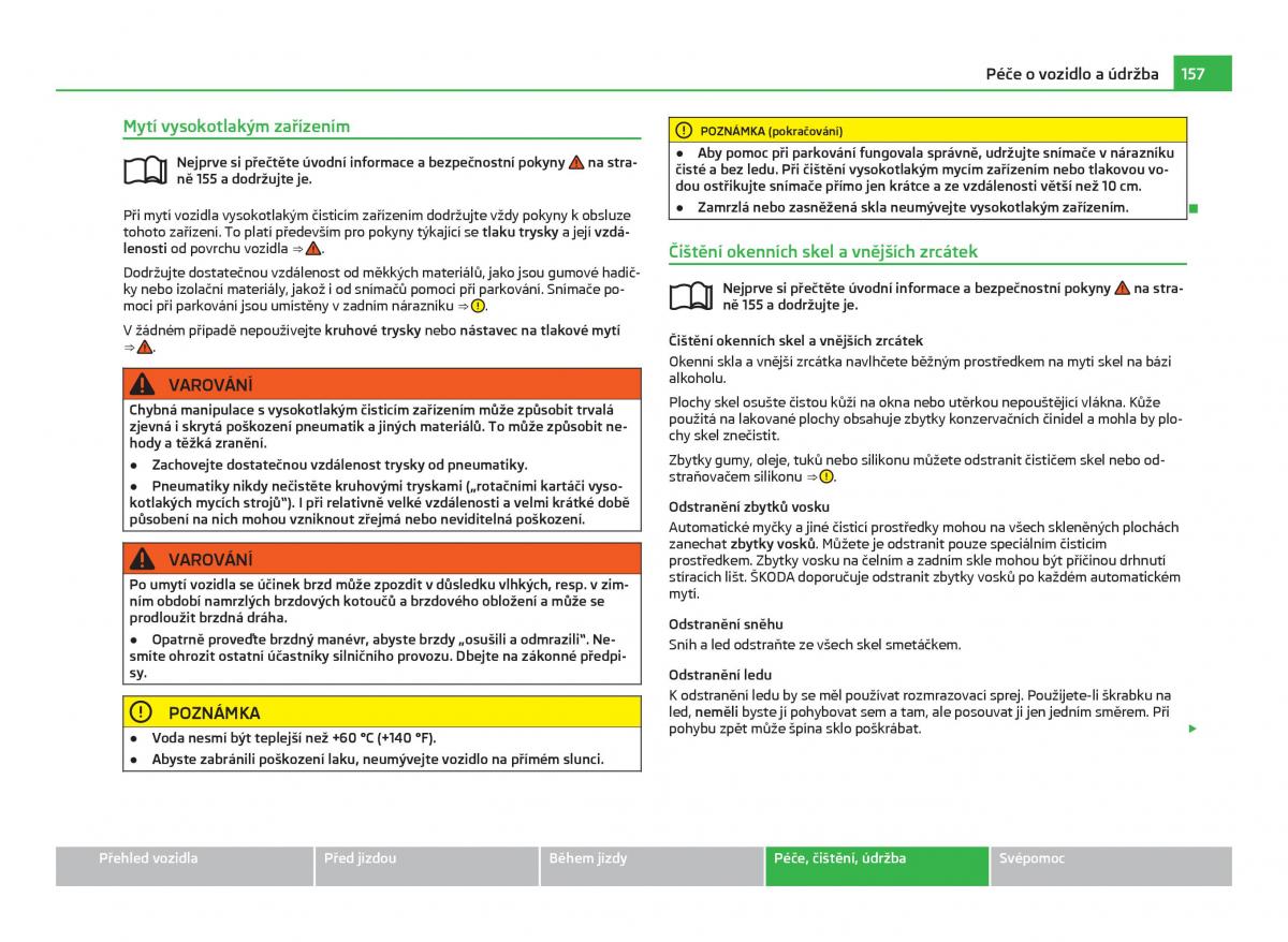 Skoda Citigo navod k obsludze / page 158