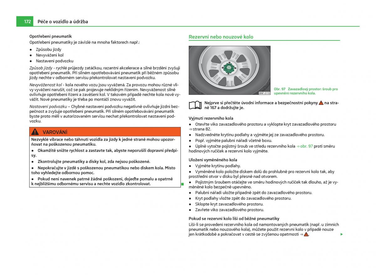 Skoda Citigo navod k obsludze / page 173