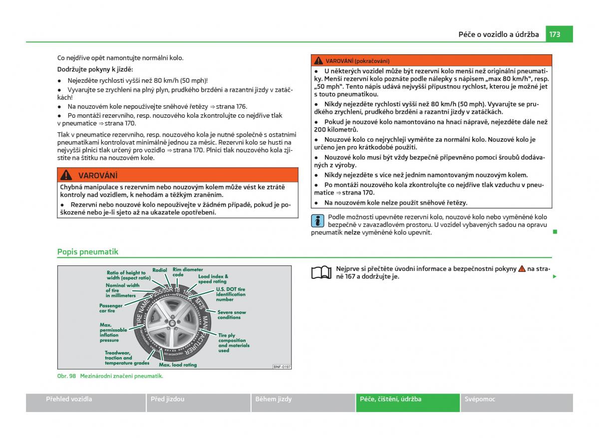 Skoda Citigo navod k obsludze / page 174