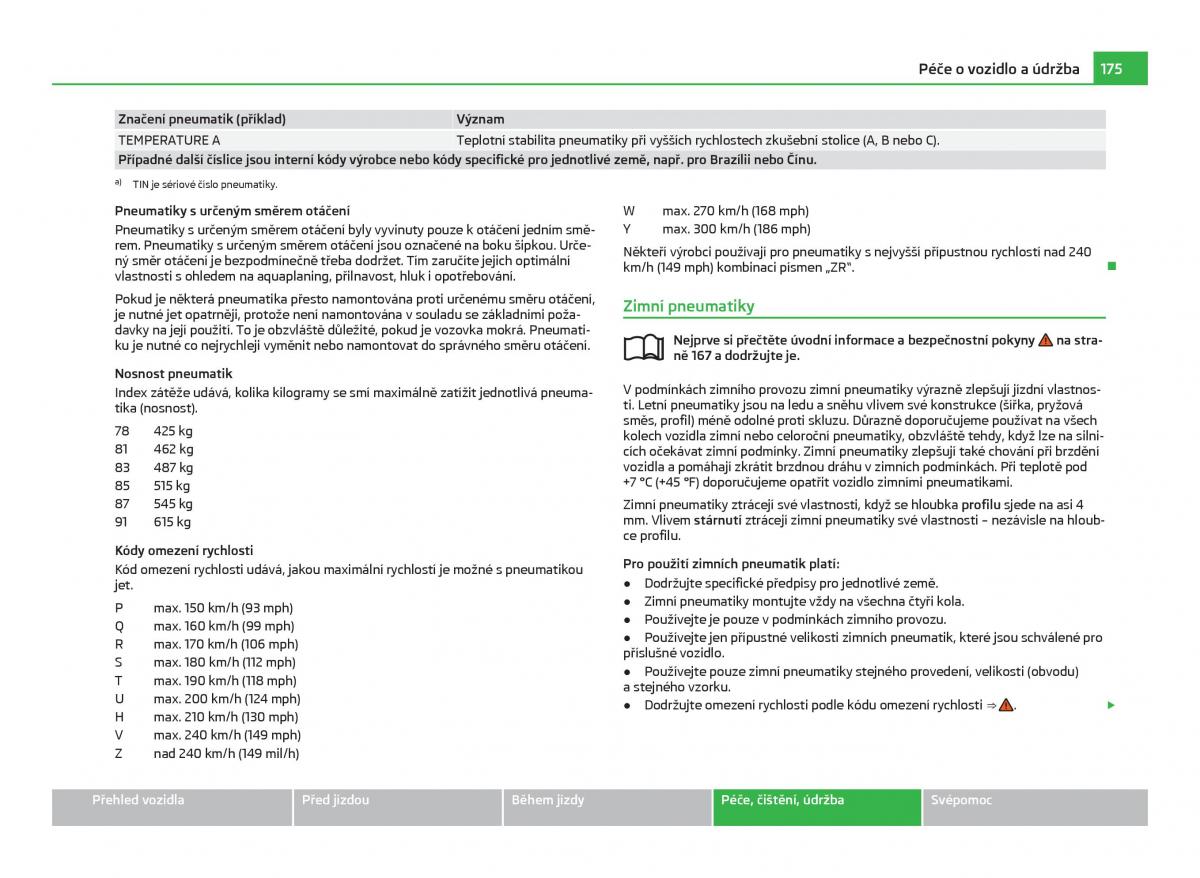 Skoda Citigo navod k obsludze / page 176