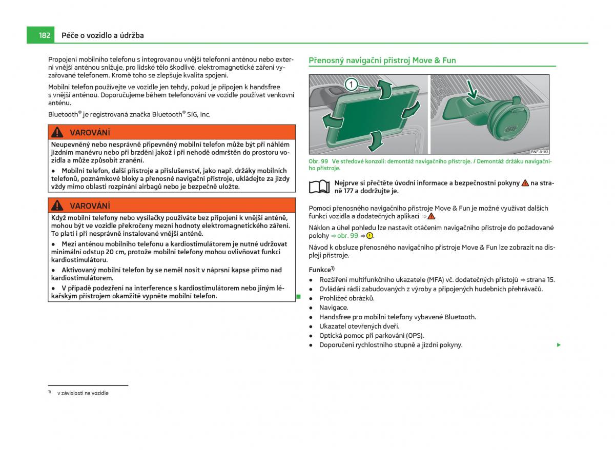 Skoda Citigo navod k obsludze / page 183