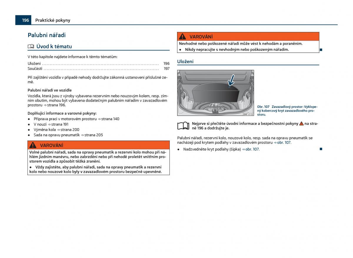 Skoda Citigo navod k obsludze / page 197