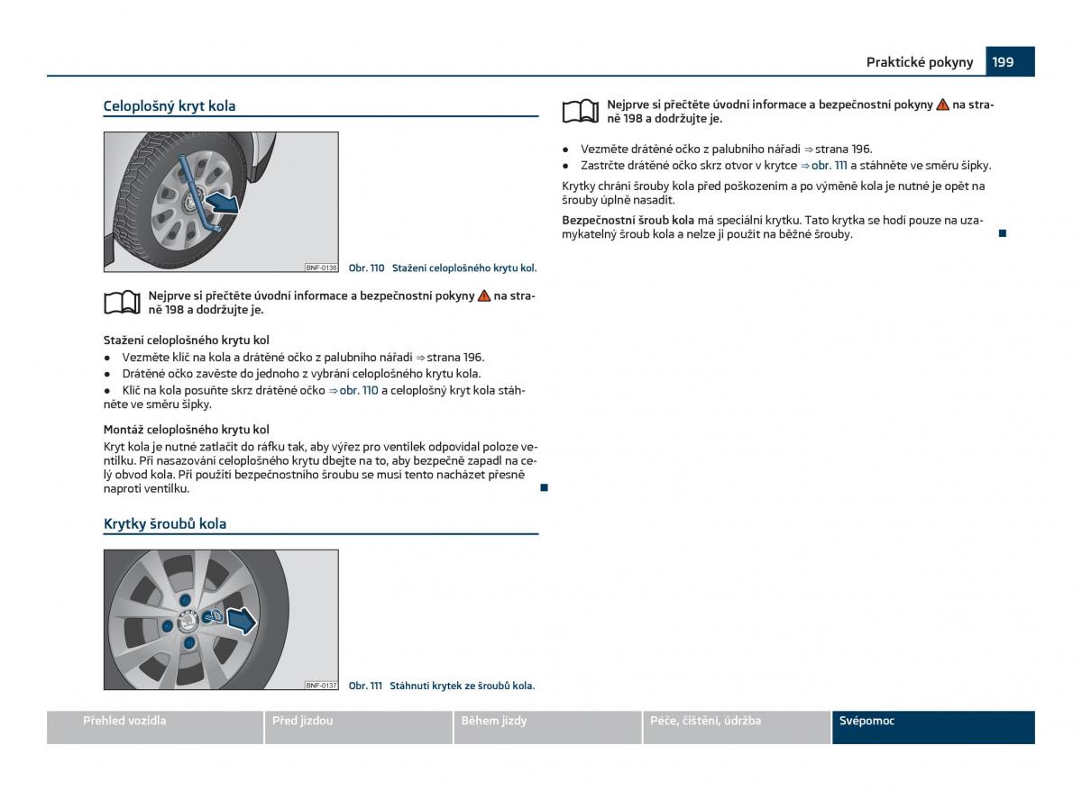 Skoda Citigo navod k obsludze / page 200