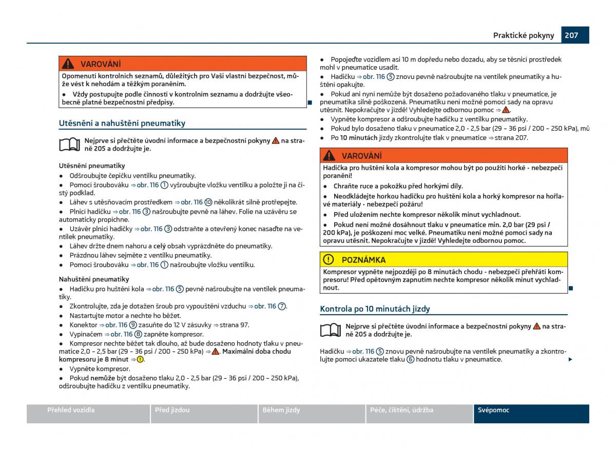 Skoda Citigo navod k obsludze / page 208