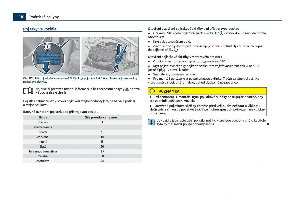 Skoda Citigo navod k obsludze / page 211