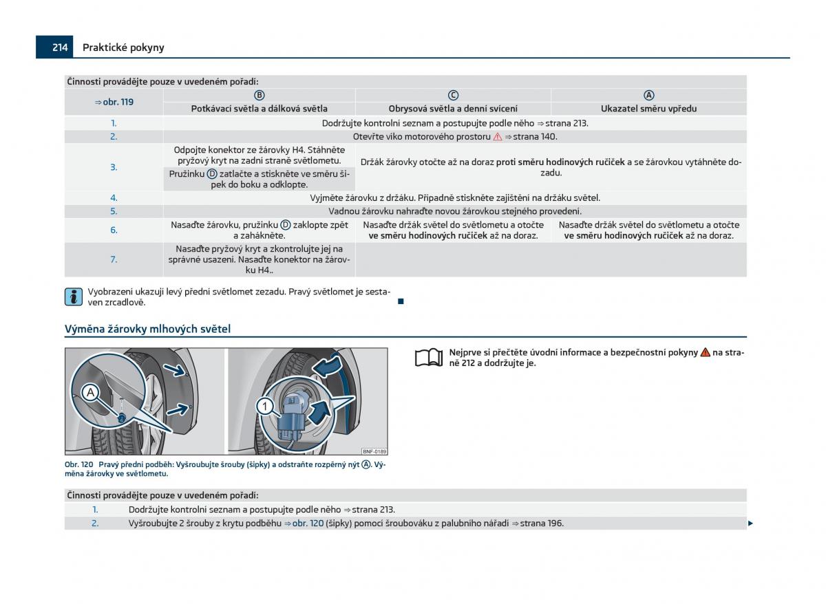 Skoda Citigo navod k obsludze / page 215