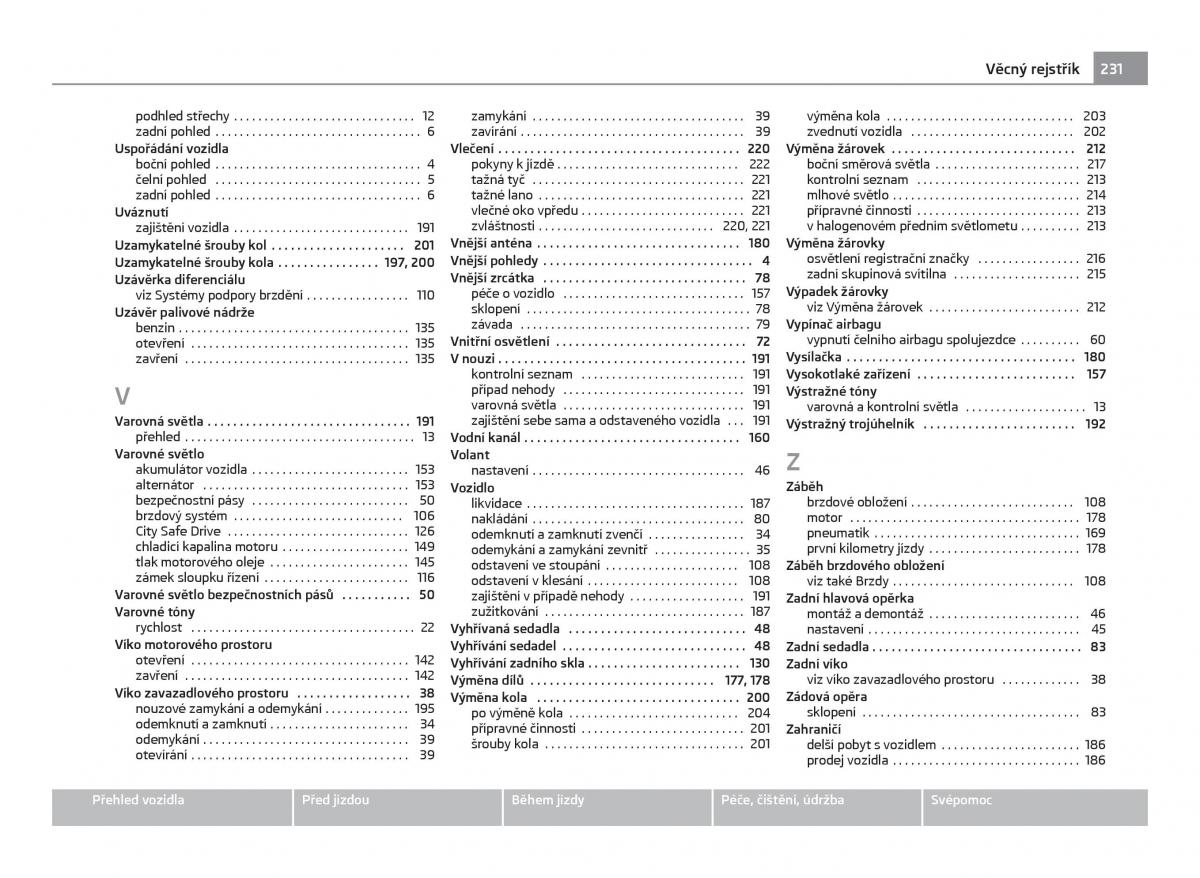 Skoda Citigo navod k obsludze / page 232