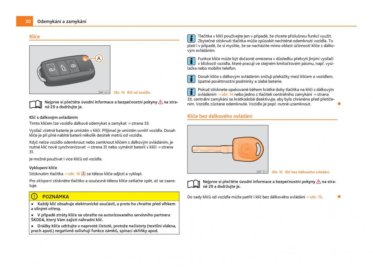 Skoda Citigo navod k obsludze / page 31