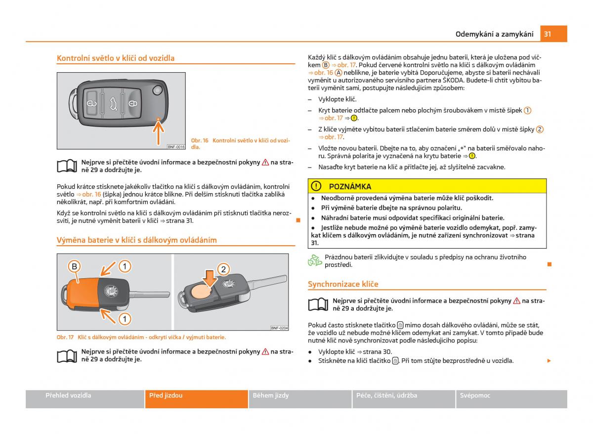 Skoda Citigo navod k obsludze / page 32