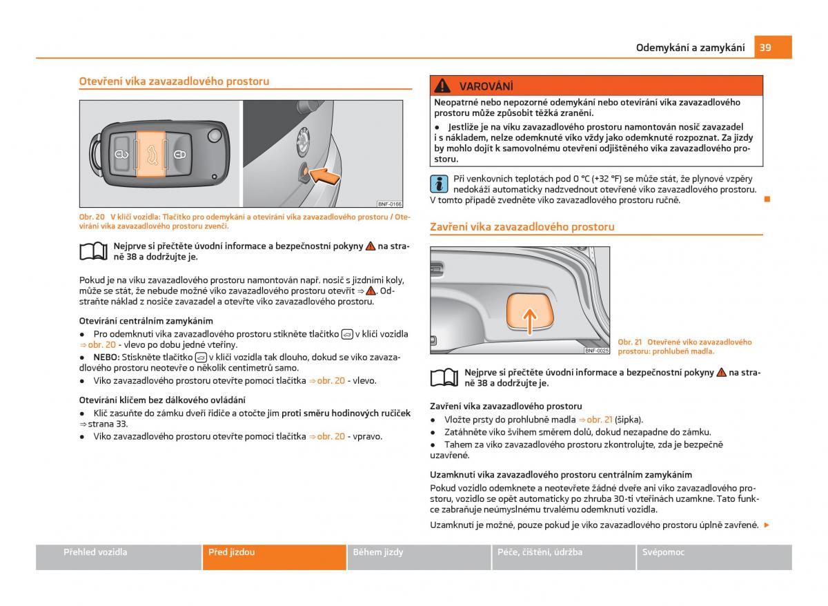 Skoda Citigo navod k obsludze / page 40