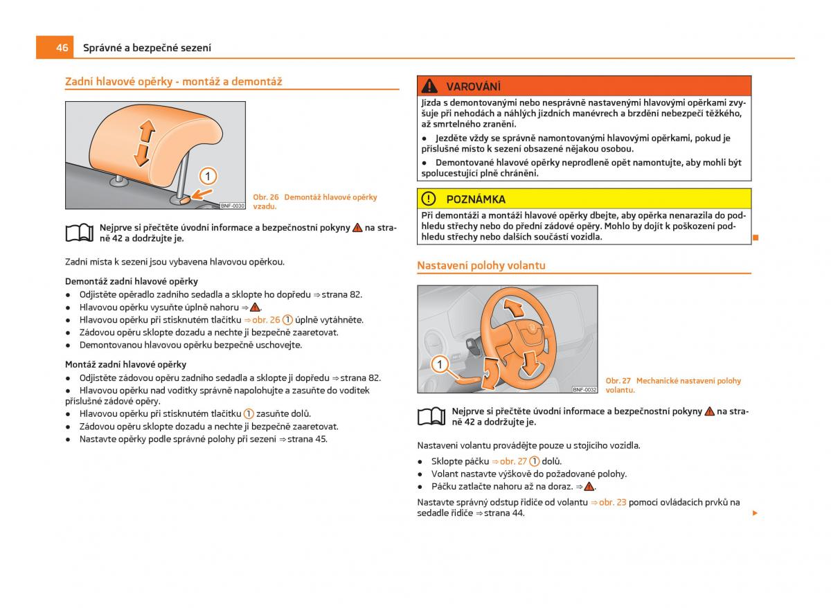 Skoda Citigo navod k obsludze / page 47