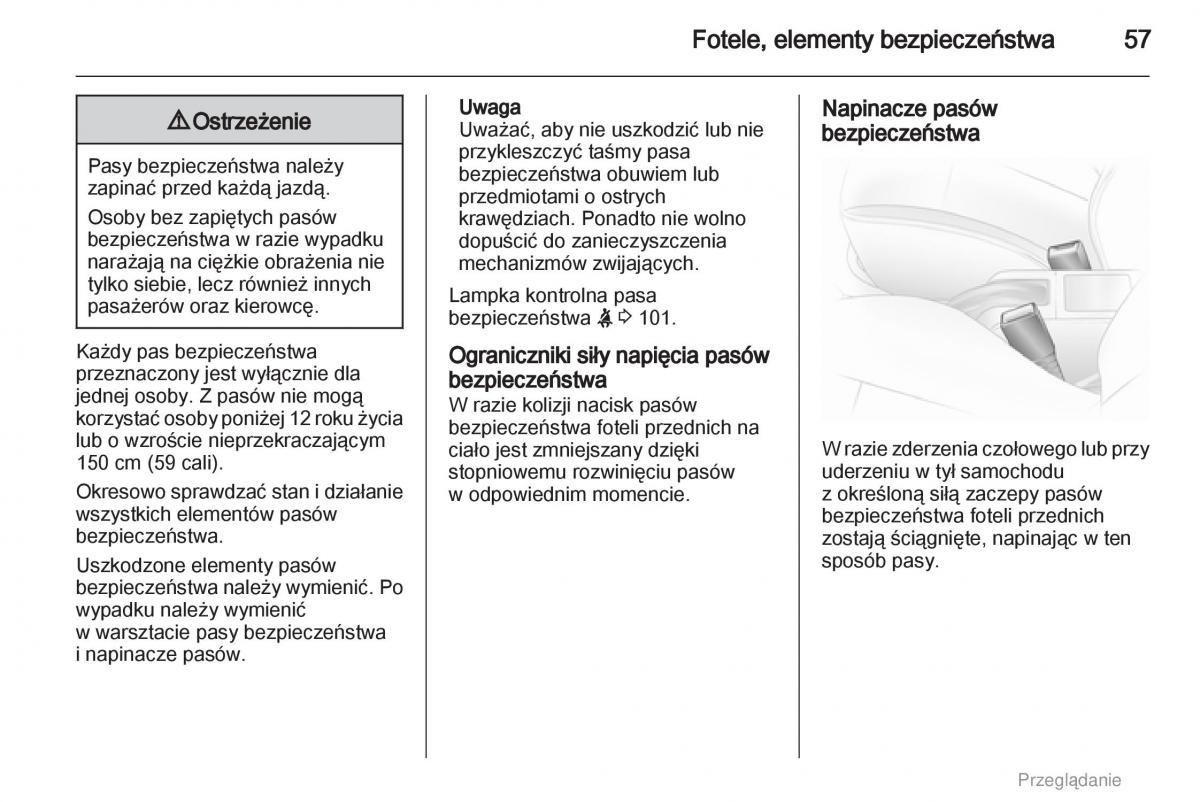 manual  Opel Astra H III 3 instrukcja / page 57