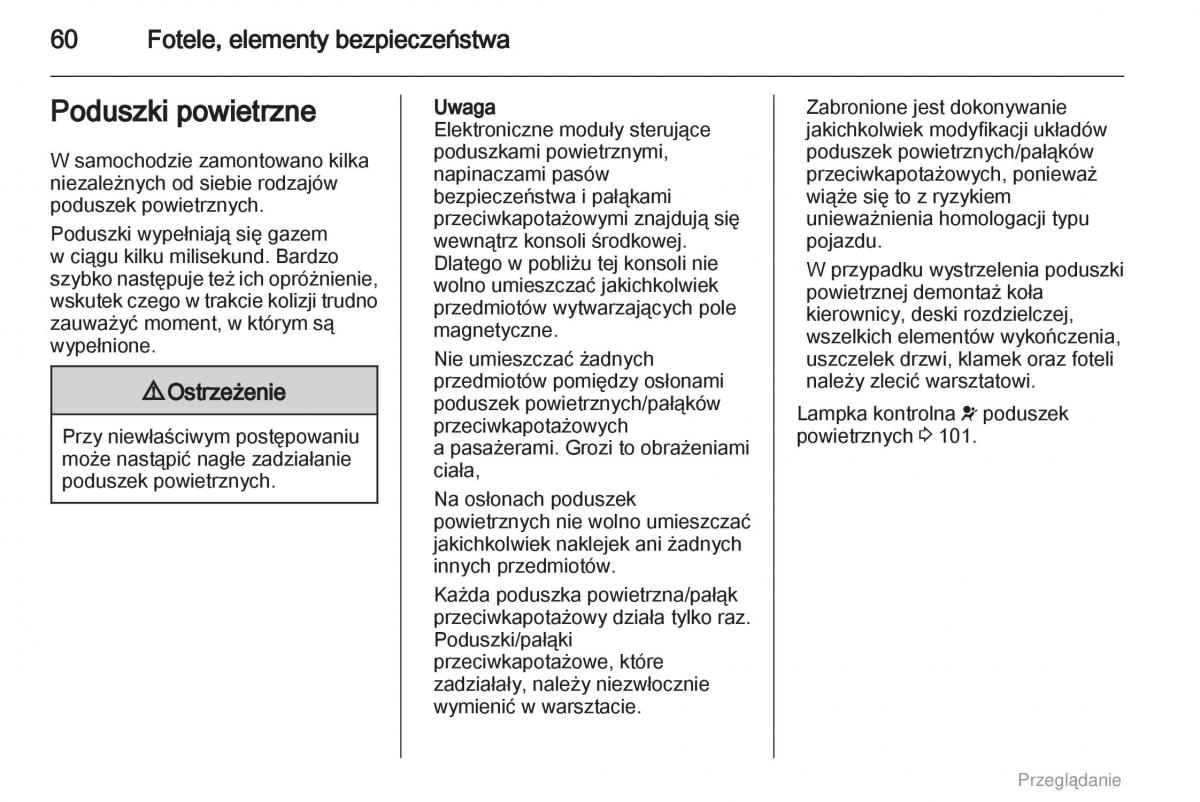 manual  Opel Astra H III 3 instrukcja / page 60