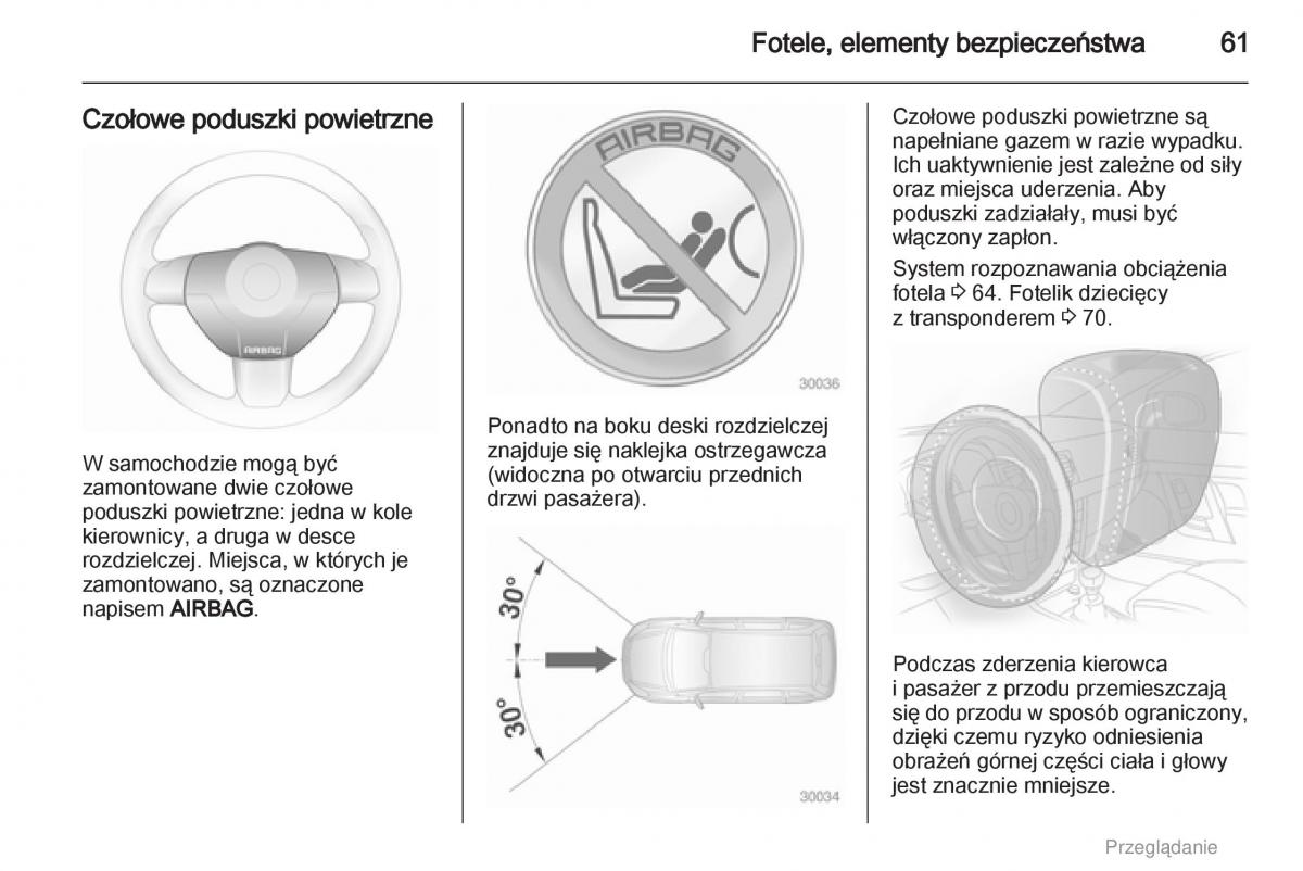 manual  Opel Astra H III 3 instrukcja / page 61