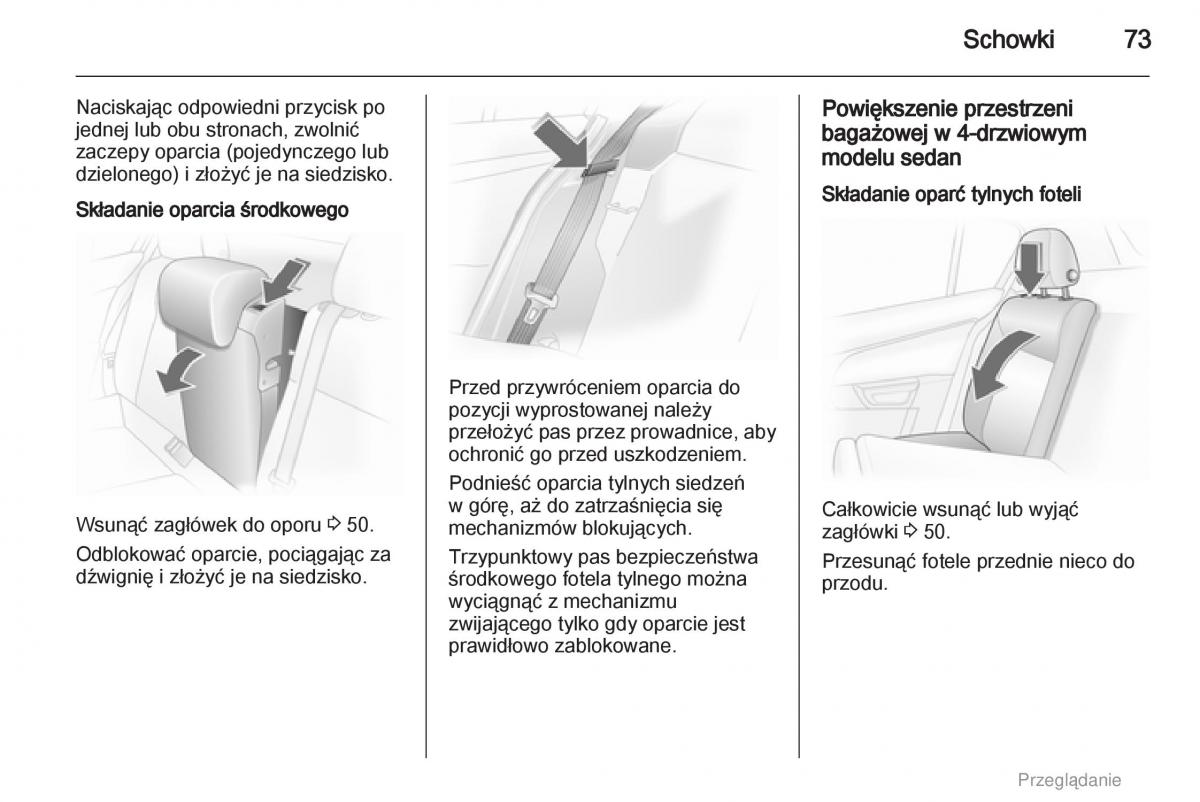 manual  Opel Astra H III 3 instrukcja / page 73