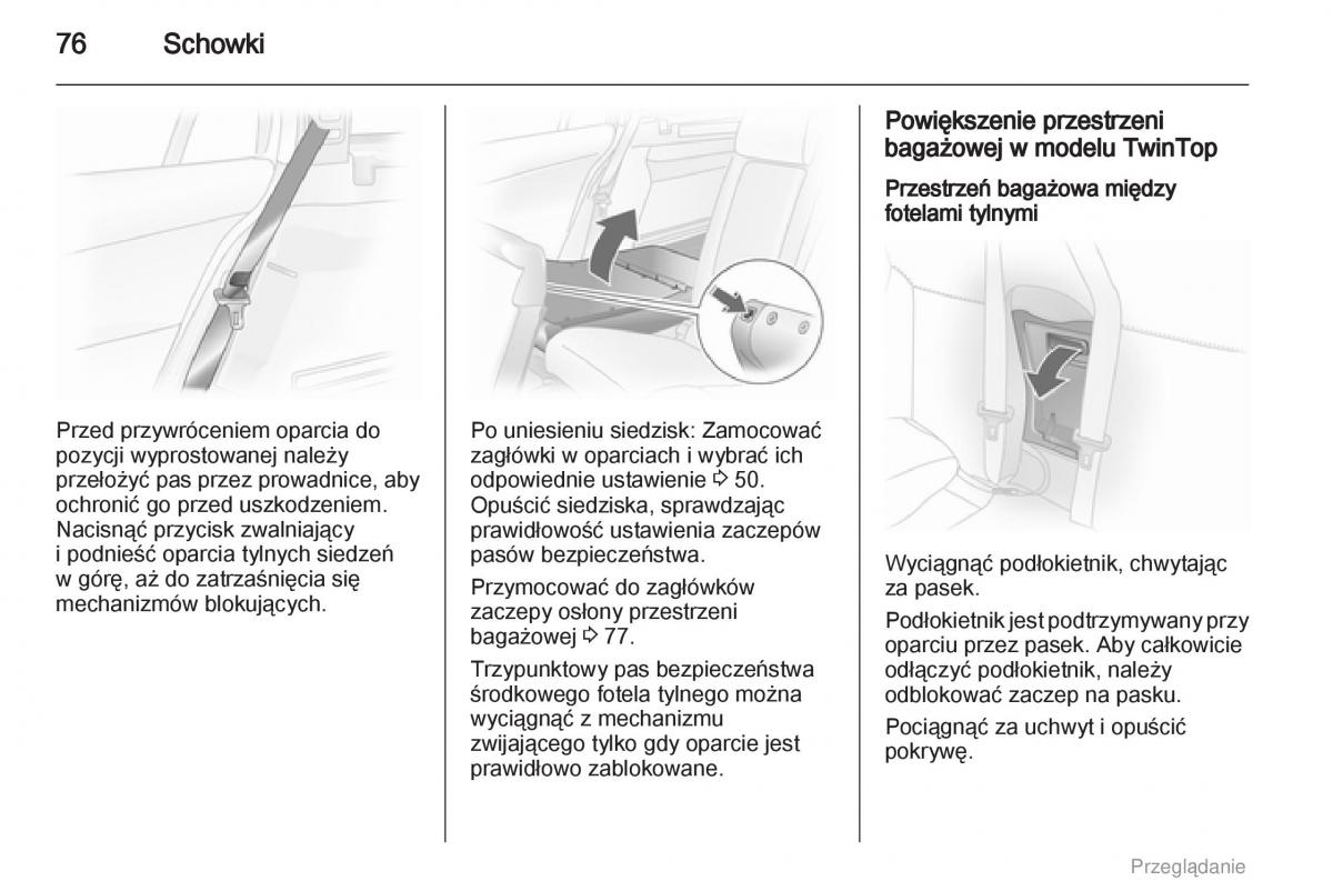 manual  Opel Astra H III 3 instrukcja / page 76