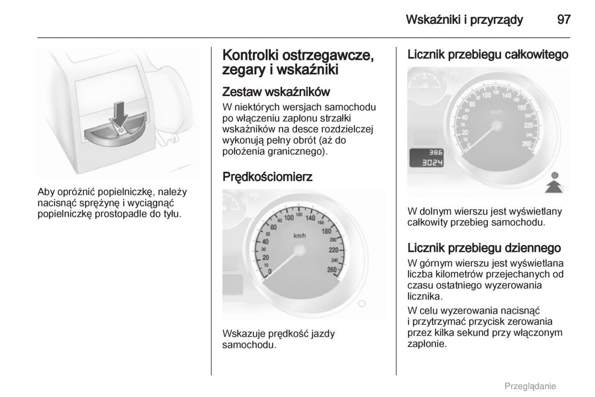 manual  Opel Astra H III 3 instrukcja / page 97