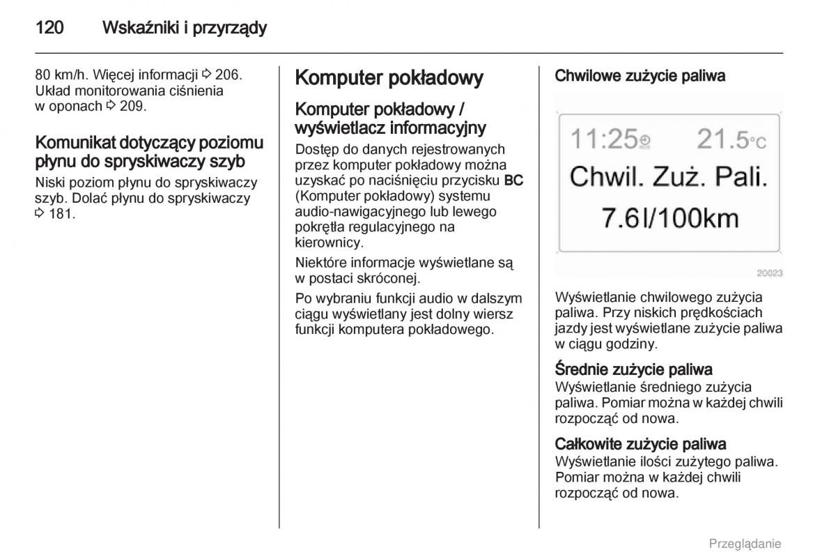 manual  Opel Astra H III 3 instrukcja / page 120