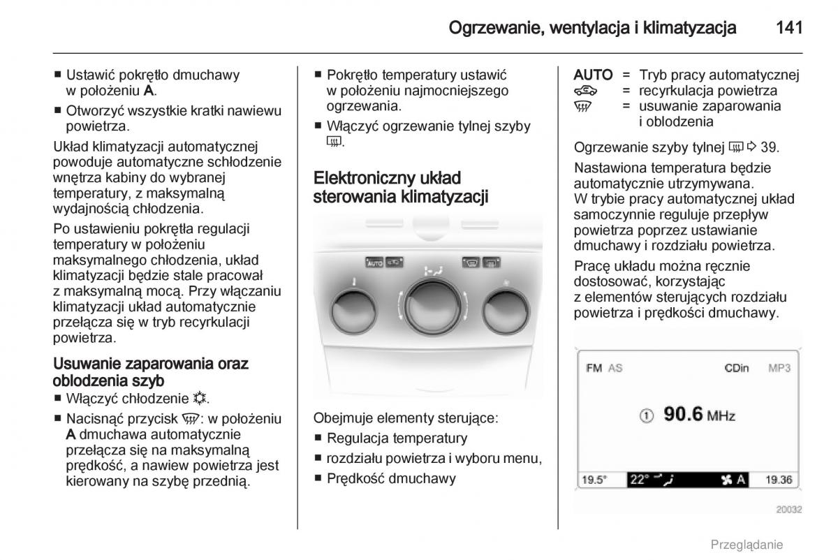 manual  Opel Astra H III 3 instrukcja / page 141